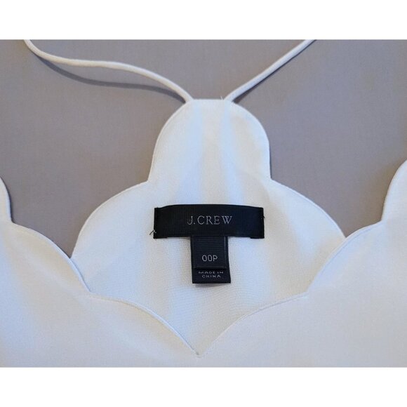 NWOT J. Crew Silk Carrie Camisole in White (P00) - Picture 6 of 13